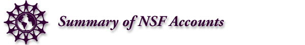 Summary of NSF Accounts