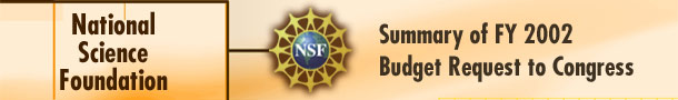 Summary of FY2002 Budget Request to Congress - National Science Foundation