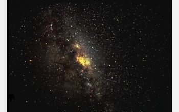 Wide-angle view of the Milky Way in the direction of its center