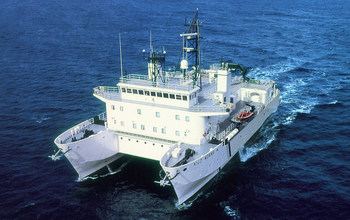 Research vessel Kilo Moana at sea