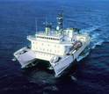 Research vessel Kilo Moana at sea