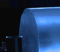 a section of an ice core
