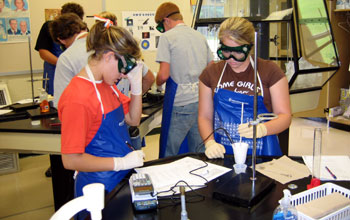Students participate in calculator/computer-based labs