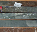 Carbonate or limestone in sediment cores