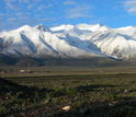 view of the Kunlun Mountains