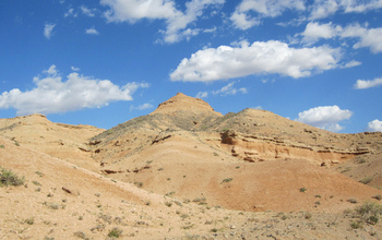 Gobi Desert's Flaming Cliffs.
