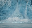 Hubbard Glacier during a calving event.