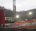 image showing an unconventional shale gas drilling site in West Virginia.