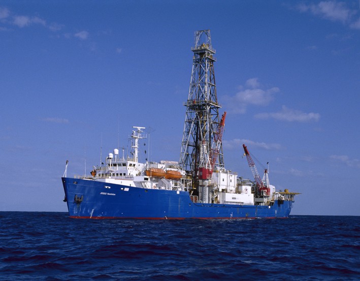 The current ocean drilling ship, <i>Joides Resolution</i>