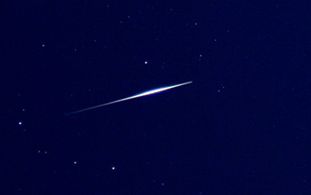 Perseid meteor as seen in Dundalk, Ireland, Aug. 7, 2009