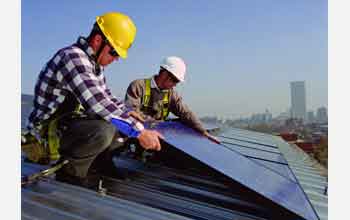 Installing solar panels contributes to sustainable energy in the future