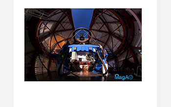 New telescope camera--the Magellan Adaptive Optics (MagAO) system--takes highest resolution images