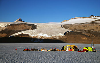 Asgard Range with Catspaw Glacier, Victoria Land, Antarctica