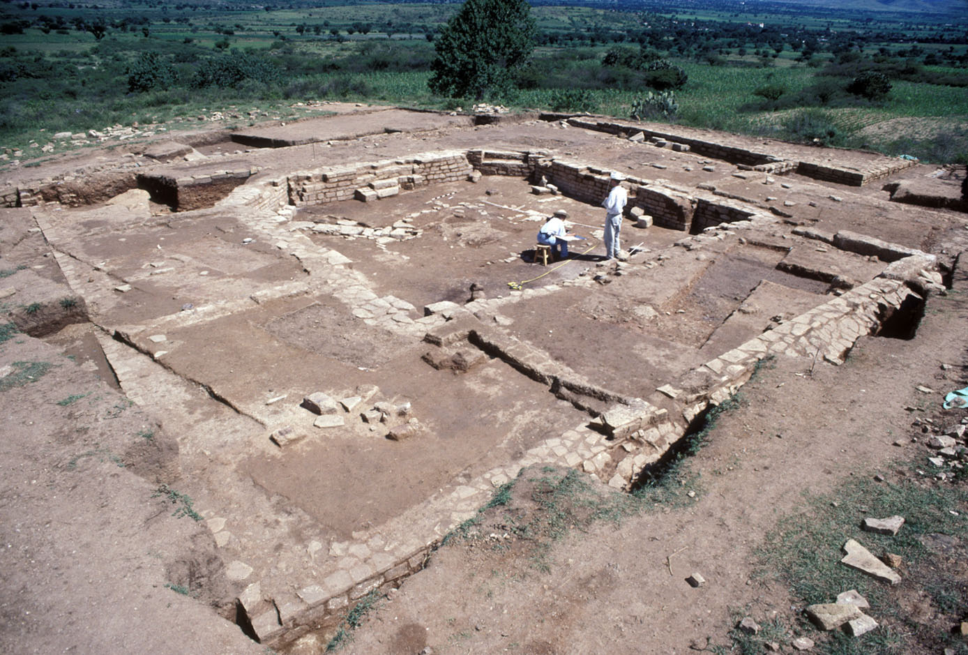 The residential portion of a royal palace in the Oaxaca Valley dating to 300-100 B.C.
