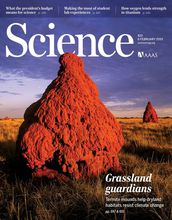 cover of journal science