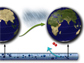 A graphic showing changes in oxygen isotope levels between 14,700 years ago and 14,500 years ago