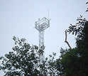 Photo of the telescoping tower site.