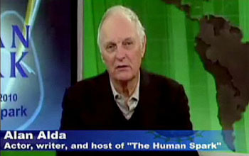 Webcast with Alan Alda, host for the three-part TV series The Human Spark.