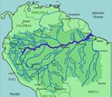 map of the Amazon region in South America