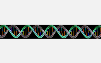 Illustration of DNA strand.
