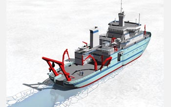 Artist's rendition of Alaska Regional Research Vessel