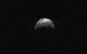 Asteroid 2005 YU55 observed by Arecibo Telescope.