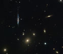a collection of galaxies which are part of a much larger cluster of galaxies.