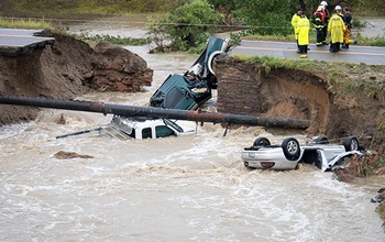 The Boulder, Colorado, flooding of 2013 resulted in risks to life and property.