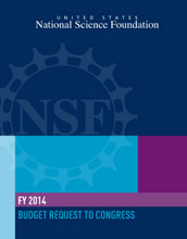 Cover page of th NSF budget request to Congress