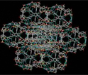 Self-assembling Molecular Flasks Organize Into Crystal Structure