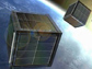 Illustration of CubeSats used in space weather and atmospheric research orbiting the Earth.