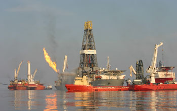 vessels and platforms responding to the Deepwater Horizon spill in 2010.
