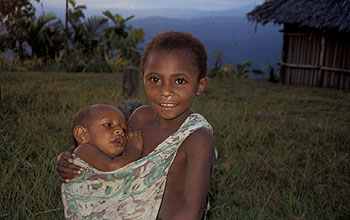 Parent Carrying Child