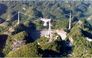 Photo of Arecibo Observatory in Puerto Rico.