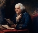 Portrait of Benjamin Franklin by artist David Martin (1737-1797)