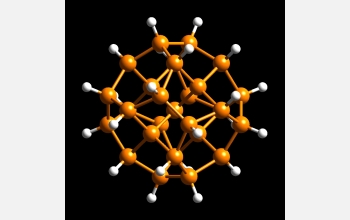 A model of the atomic structure of a silicon nanocrystal