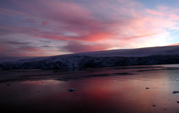 Sunset at Arthur Harbor, Anvers Island, Antarctica