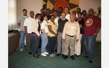 Photo of the participants and professors from the short course at Tuskegee University.