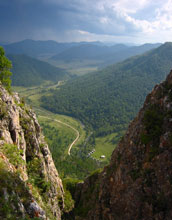 Photo of southern Siberia's Altai Mountains.