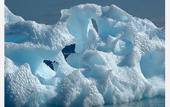 Holes in iceberg