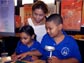 Photo of a family at science museum.