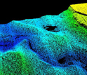 A 3-D point cloud from airborne LiDAR (light detection and ranging) dataset of Idaho's Salmon Falls.
