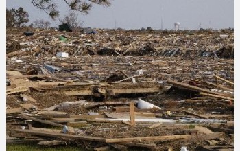This part of Slidell, La., was flattened by Hurricane Katrina.
