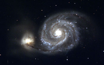 M51, the Whirlpool Nebula, NGC5194/5195