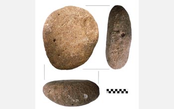 Photo of ancient stone tools used to grind and mill maize and squash.