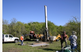 Geologists drilling in the Brazos River region of Texas found new evidence for dinosaur extinction.