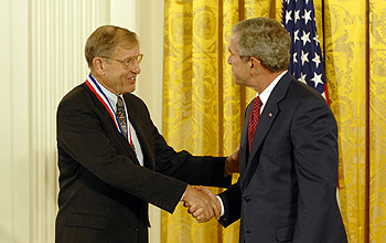 Photo of Caruthers and the President