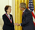 Photo of Colwell and the President