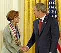 Photo of Fedoroff and the President.