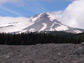 Photo showing Mount Hood, Oregon, looking north from the White River Valley.